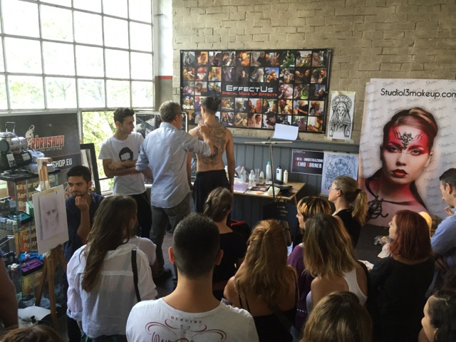 LIVE DEMO at “EFFECTUS ROME 2015 - Special Make-up FX Event